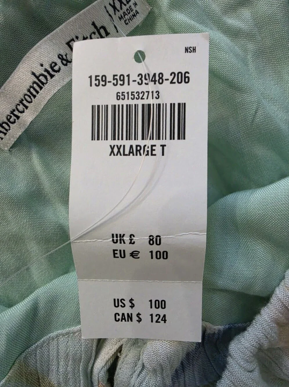 Abercrombie & Fitch Easy Waist Midaxi Dress Size XXLT NWT